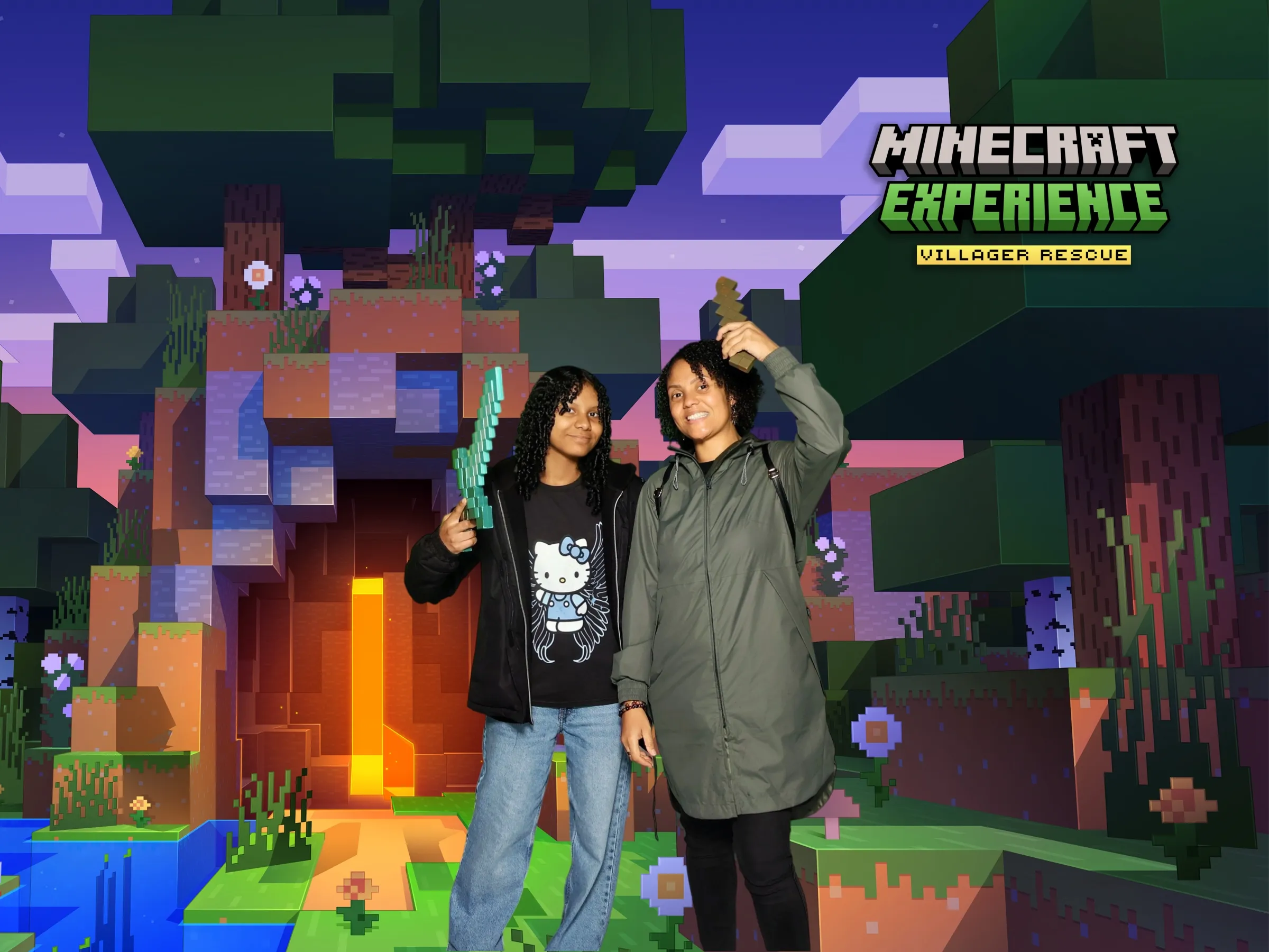 Tyla and mum at Minecraft_16_11zon